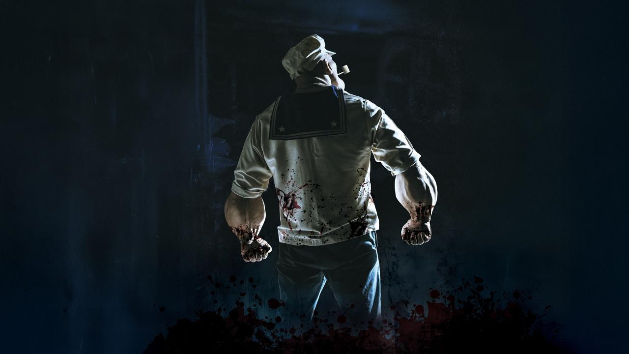 Popeye the Slayer Man backdrop