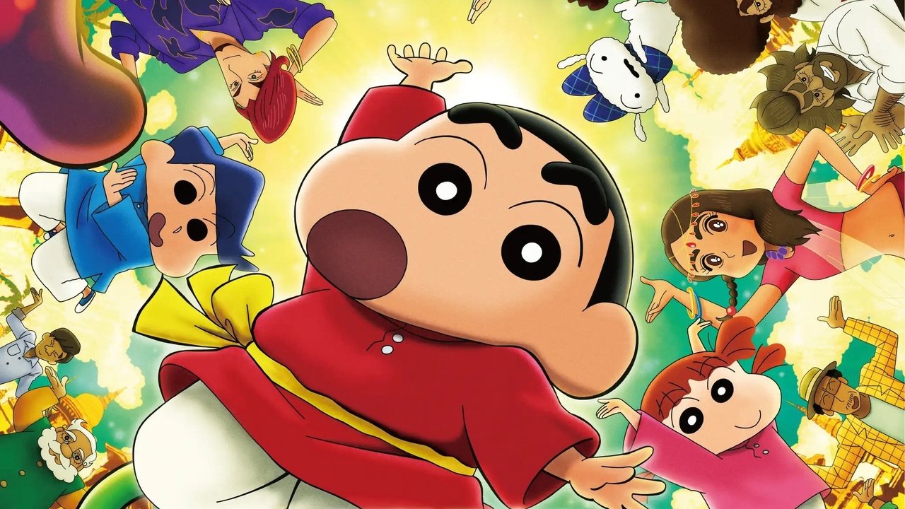 Crayon Shin-chan the Movie: Super Hot! The Spicy Kasukabe Dancers backdrop