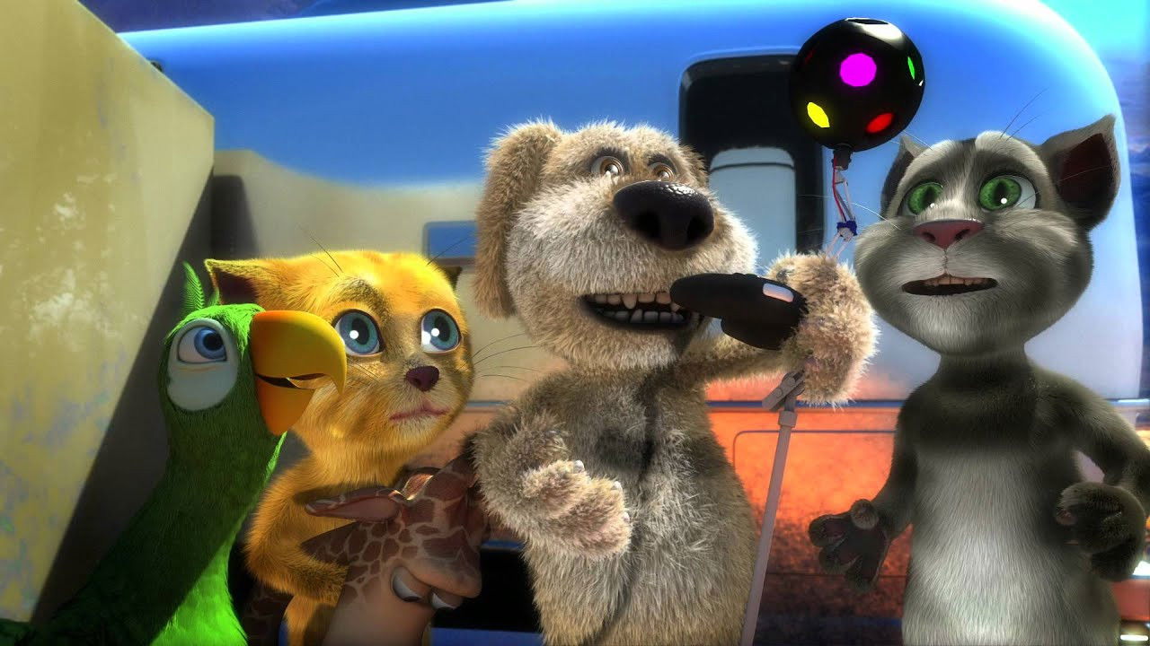 Talking Friends backdrop