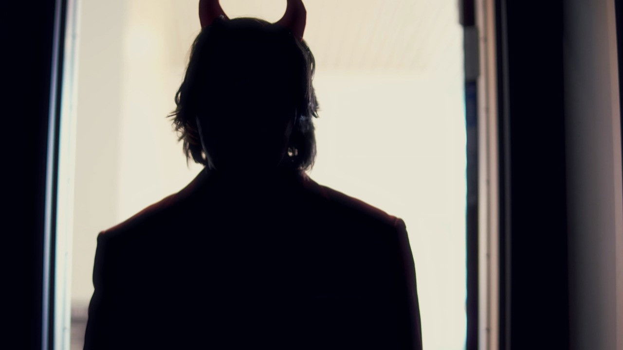 The Devil and the Chorus Girl backdrop