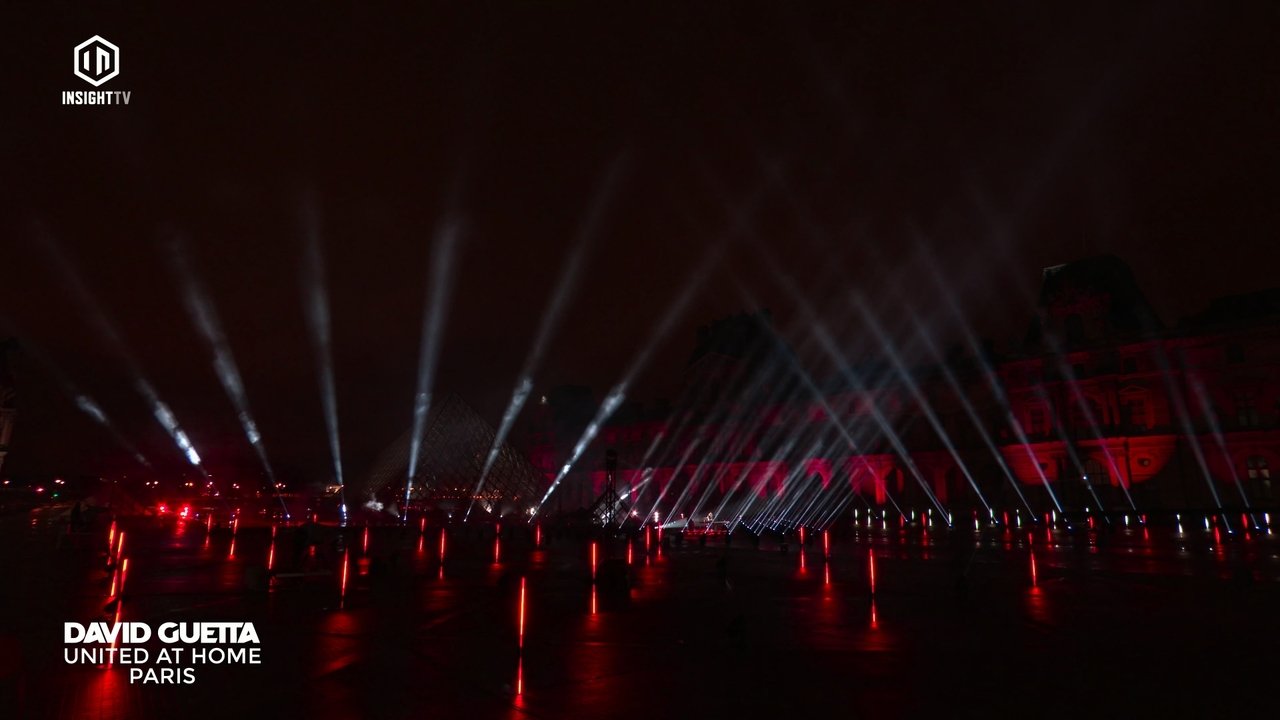 David Guetta - United at Home - Paris 2020 backdrop