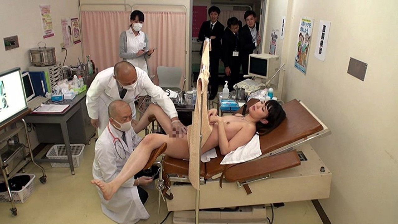 Shame! A Naked Coed Medical Examination Female Employees Must Endure Getting Each And Every One Of Their Holes Checked While Their Associates Watch backdrop
