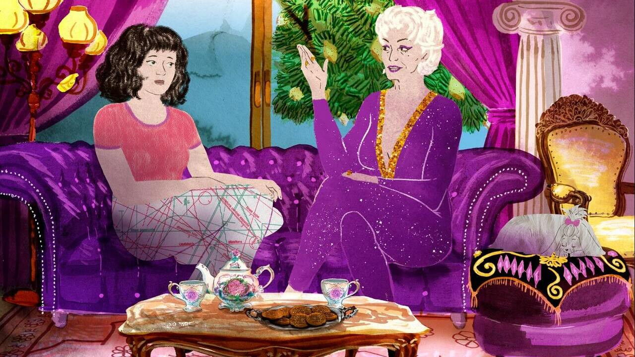 La diva, mi abuela y yo backdrop