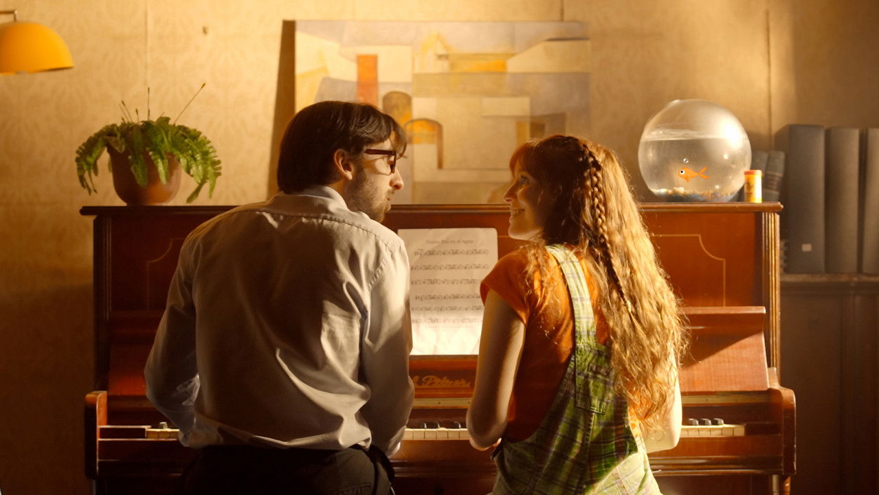 Como pez en el agua backdrop