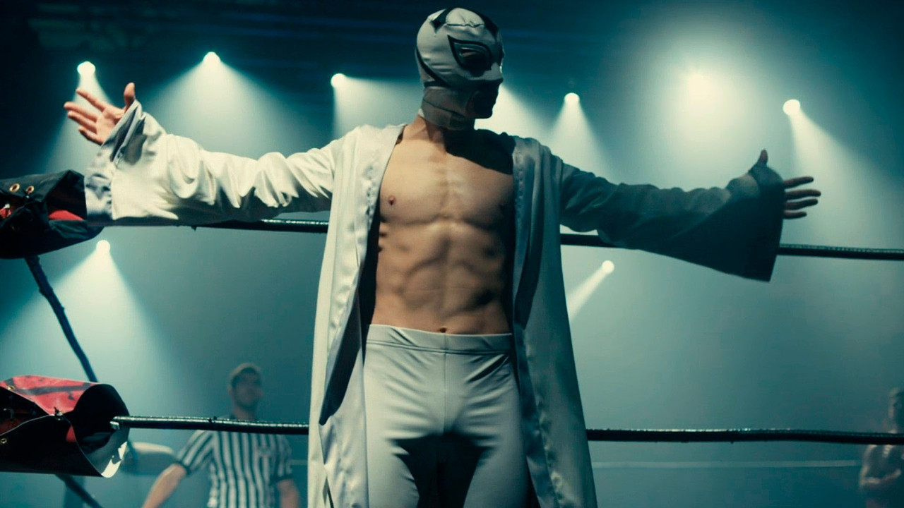 The Masked Saint backdrop