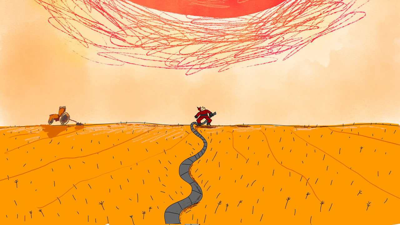 Firefighter backdrop