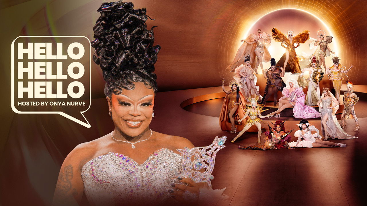 HELLO HELLO HELLO backdrop