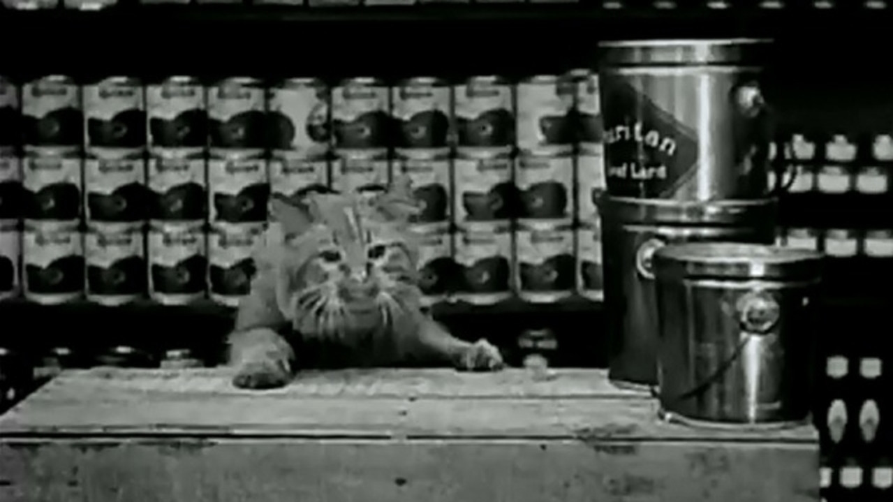 The Grocery Clerk backdrop