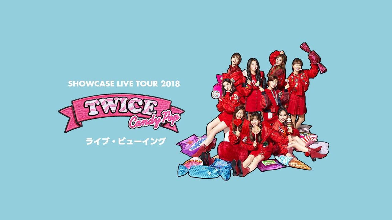 TWICE Showcase Live Tour 2018 "Candy Pop" backdrop