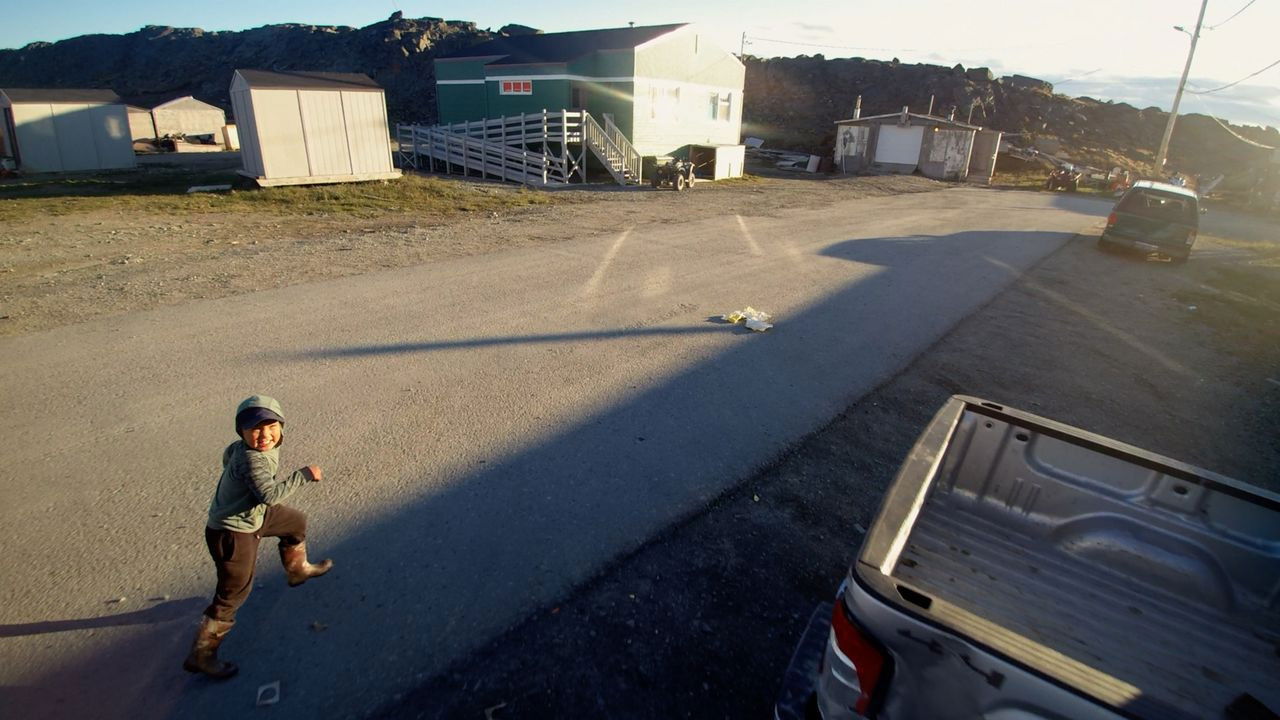 Throat Singing in Kangirsuk backdrop