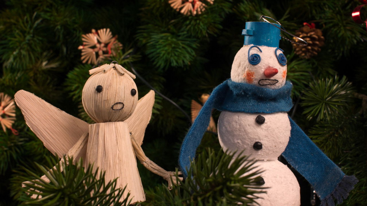 Charlie the Snowman's Christmas Wedding backdrop