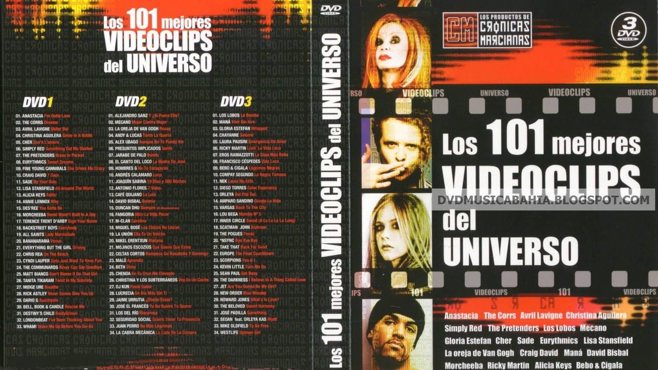Los 101 Mejores Videoclips del Universo backdrop