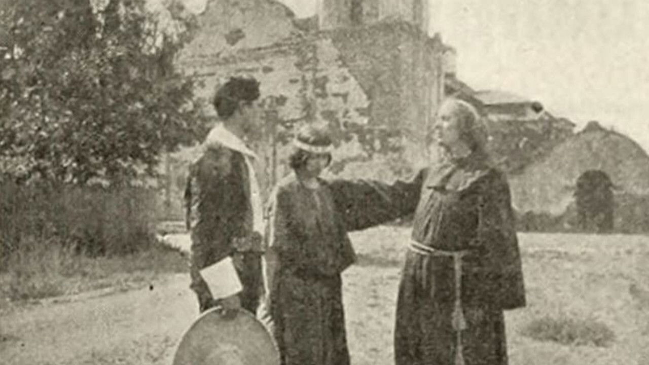 The Indian Maid's Sacrifice backdrop