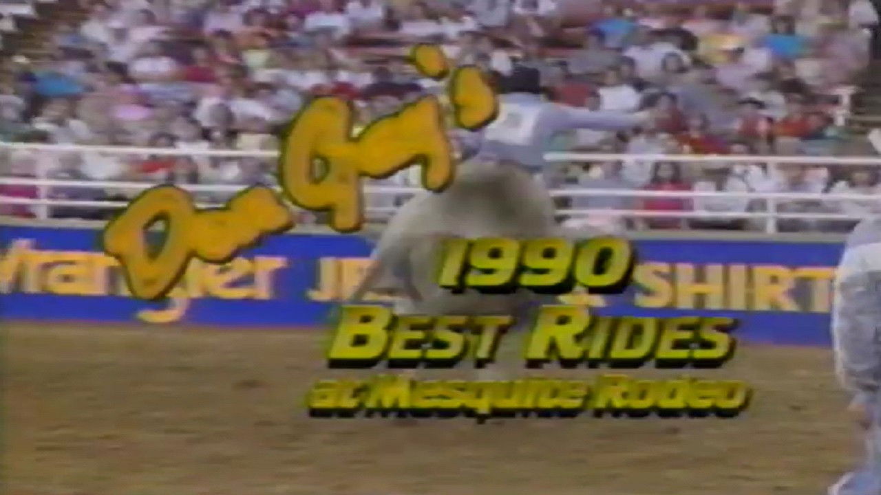 Don Gay's Best Rides at Mesquite Rodeo 1990 backdrop