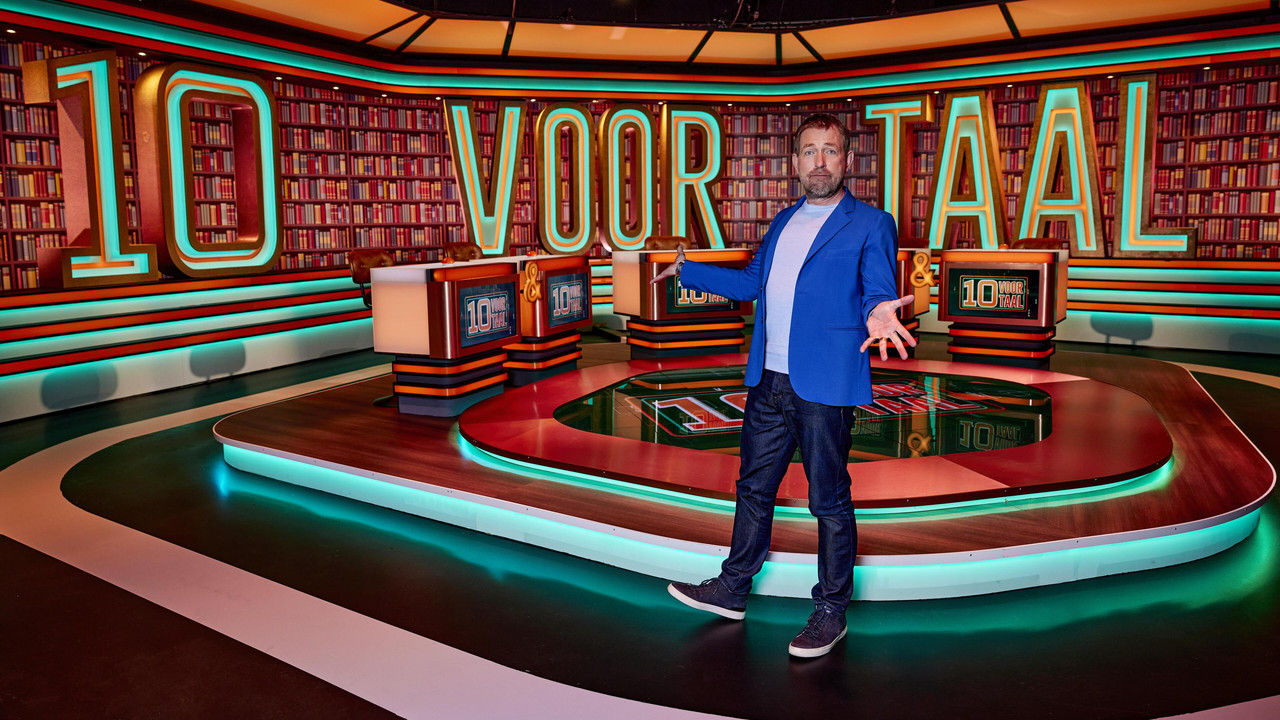 10 voor Taal backdrop