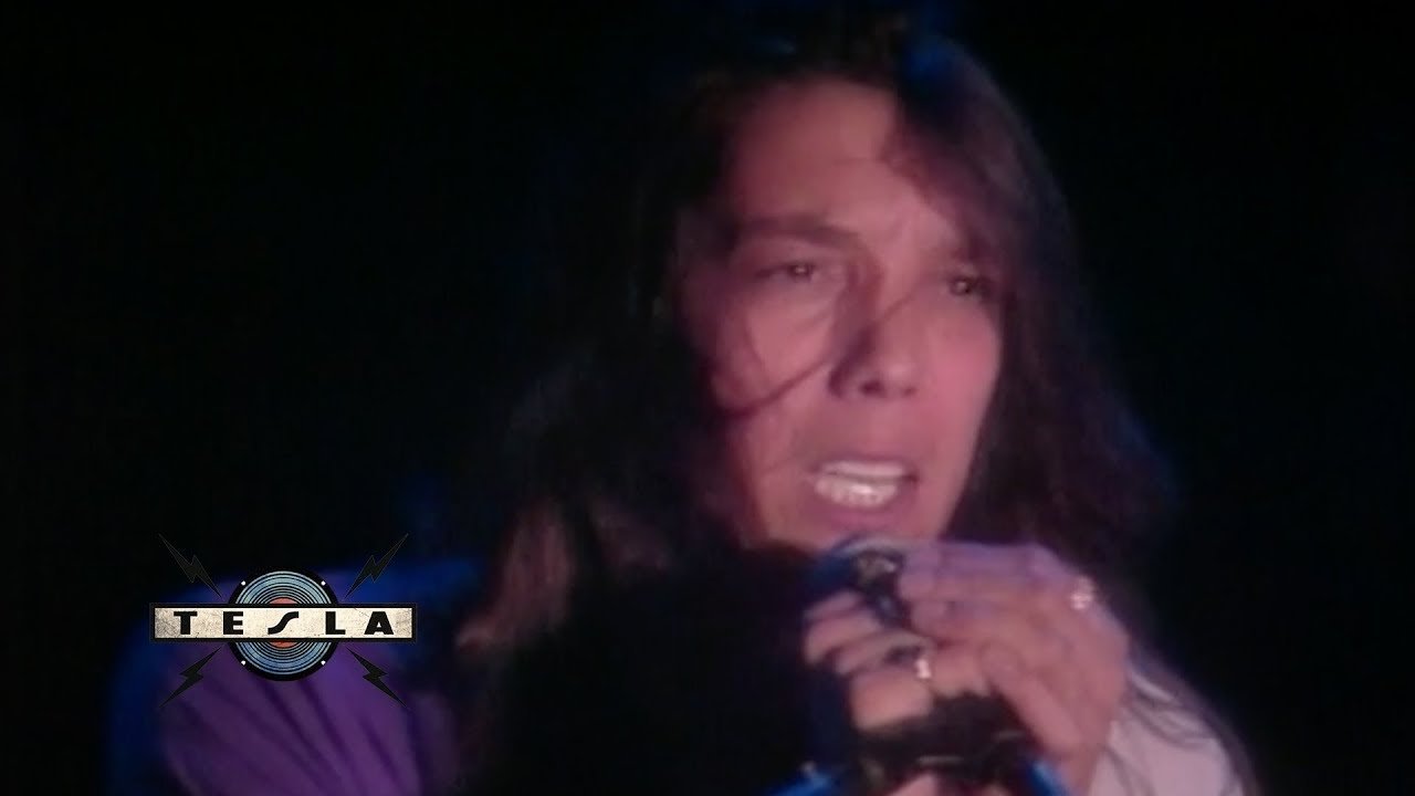 Tesla: Five Man Video Band backdrop