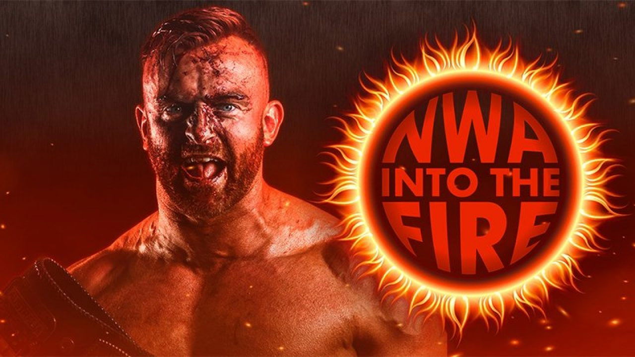 NWA Into the Fire backdrop