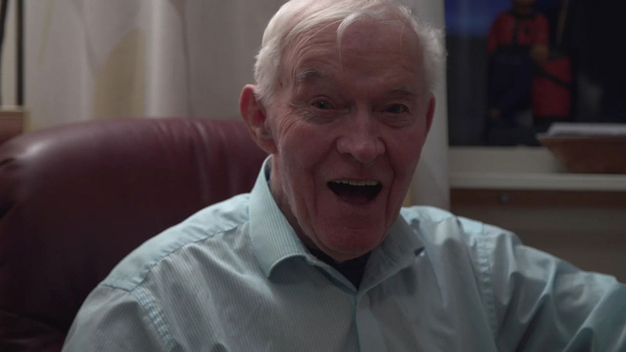 Til månen med Bestefar backdrop