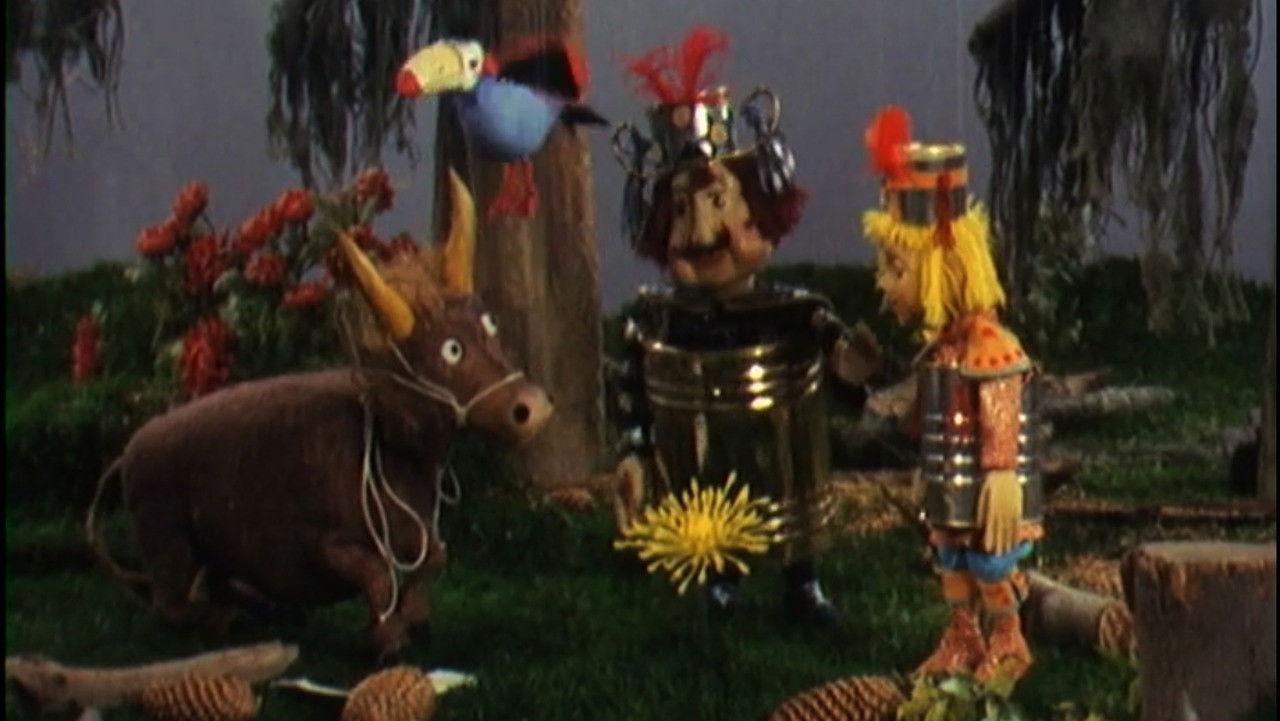 Augsburger Puppenkiste - Don Blech und der goldene Junker backdrop