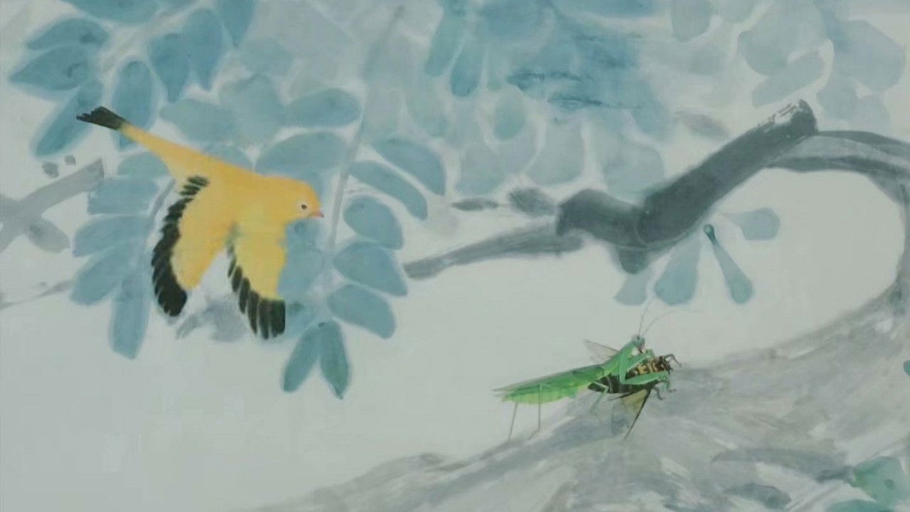 The Praying Mantis backdrop