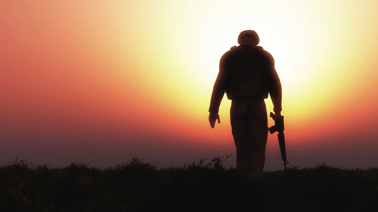 One Man Army backdrop