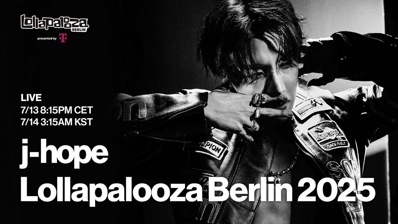 j-hope Lollapalooza Berlin backdrop