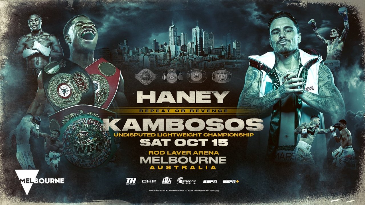 Devin Haney vs. George Kambosos Jr. II backdrop