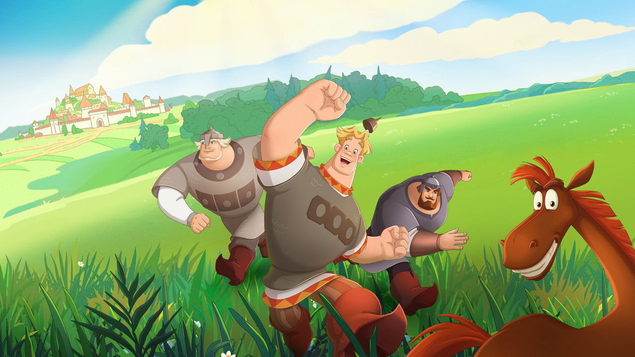 Три богатыря. Ни дня без подвига backdrop