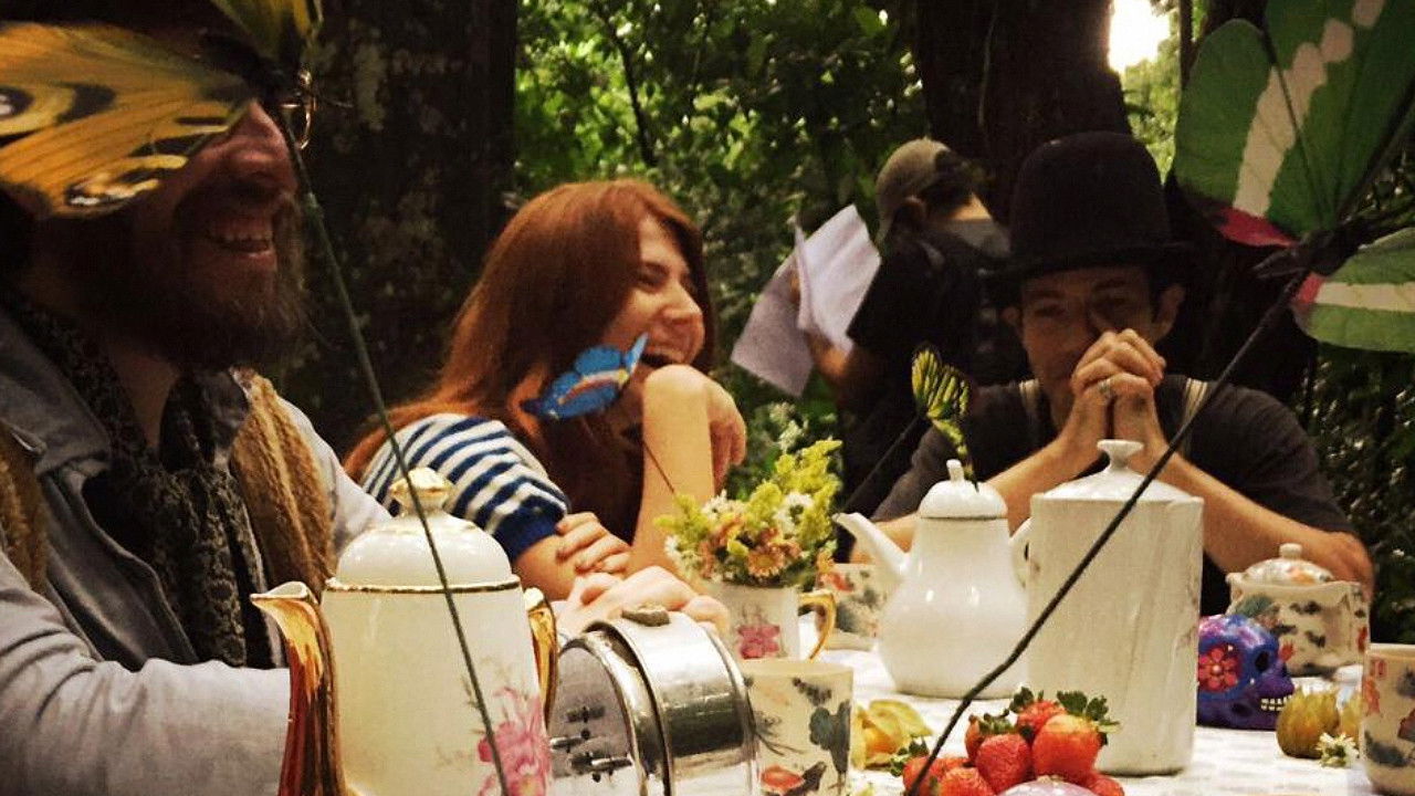 O Chá de Alice backdrop