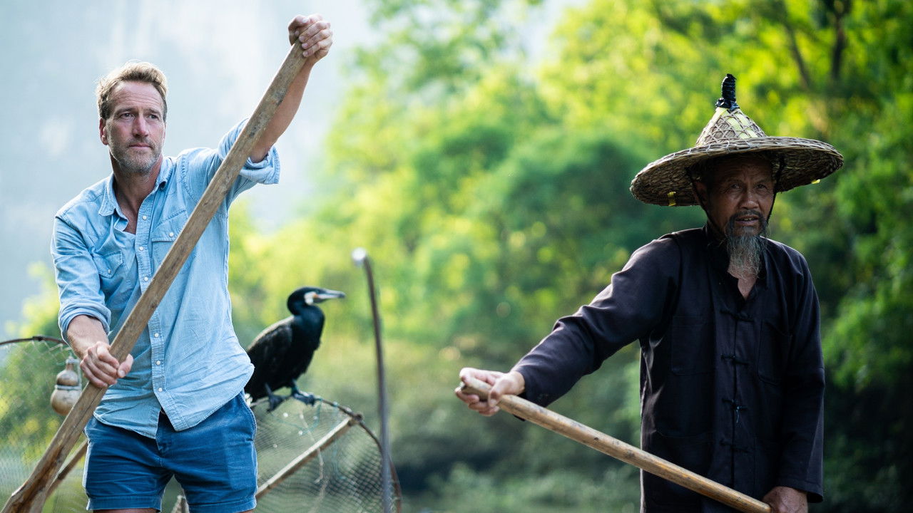 China with Ben Fogle backdrop