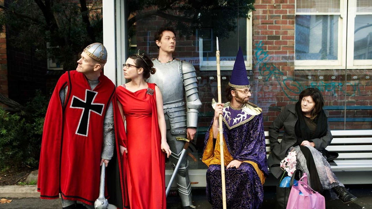 Tripod vs The Dragon backdrop