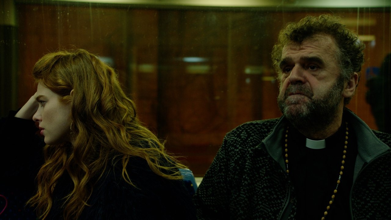 A Tramway in Jerusalem backdrop