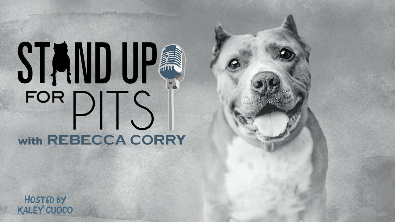Stand Up for Pits with Rebecca Corry backdrop
