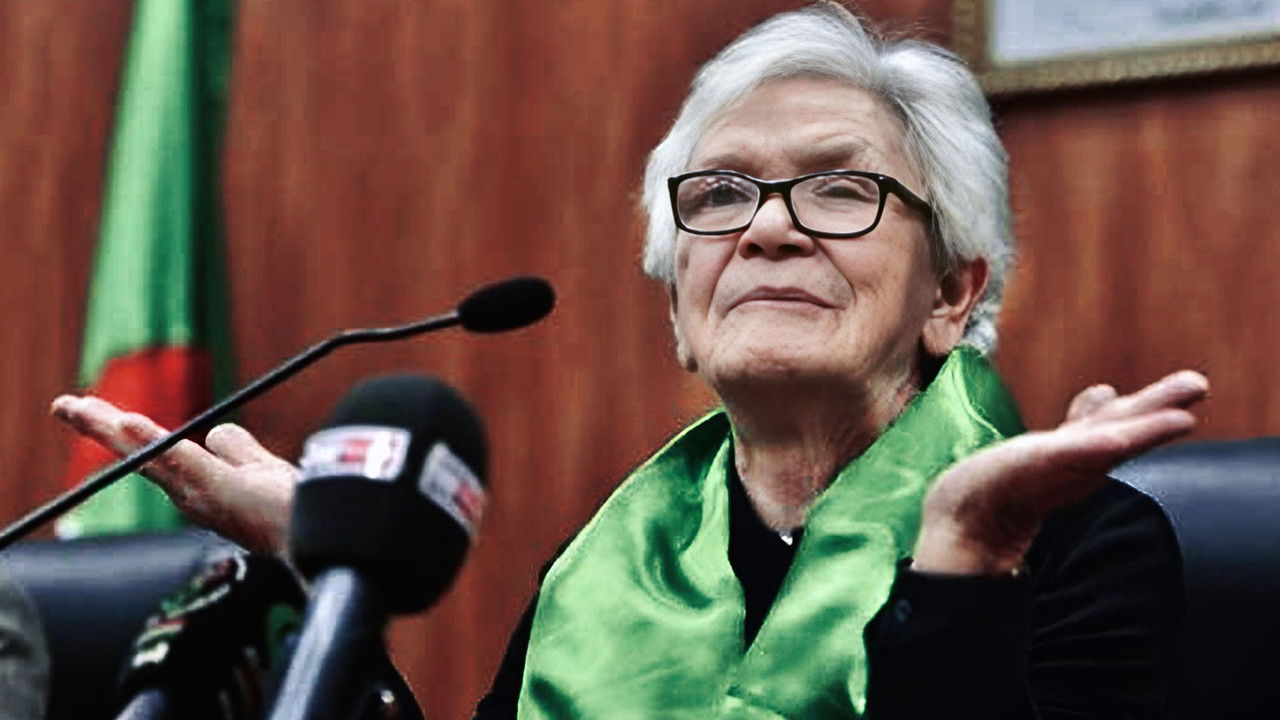 Woman of Courage - Louisa Ighilahriz backdrop