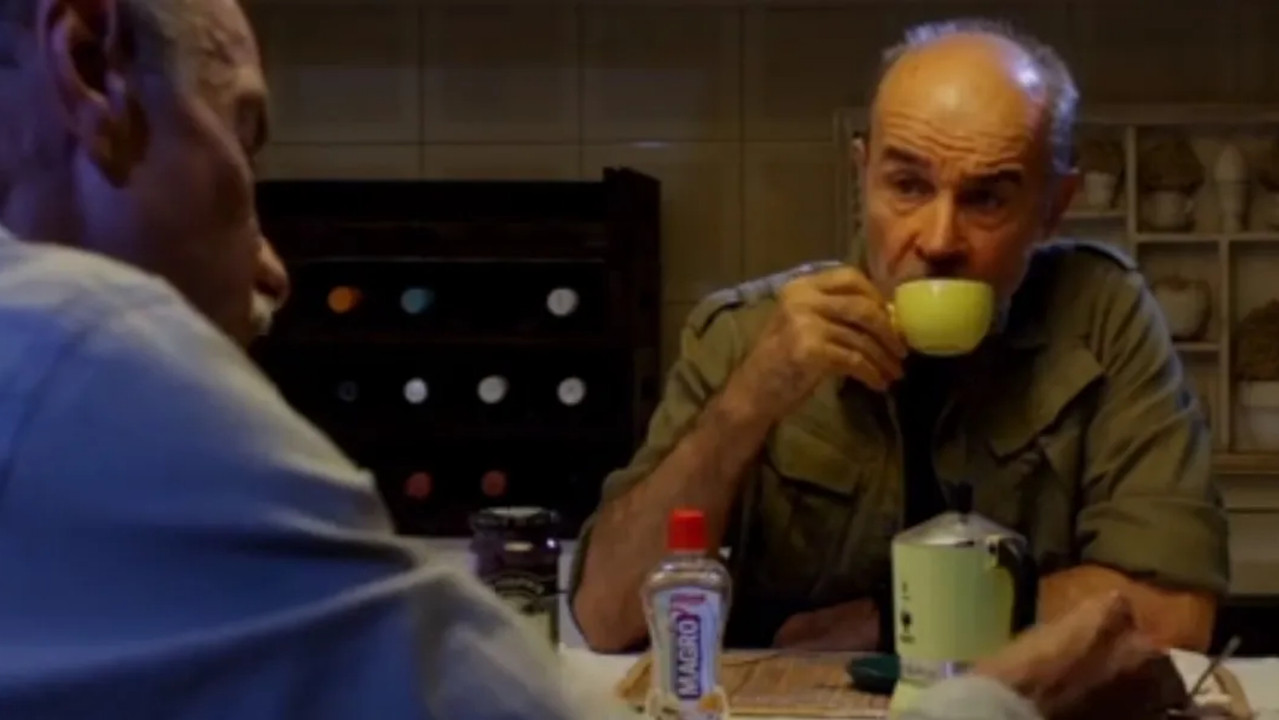 One Coffee and Four Seconds backdrop