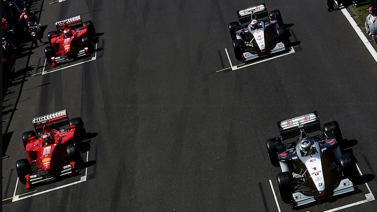 The Champion On The Track: The Official Review Of The 1999 FIA Formula One World Championship backdrop
