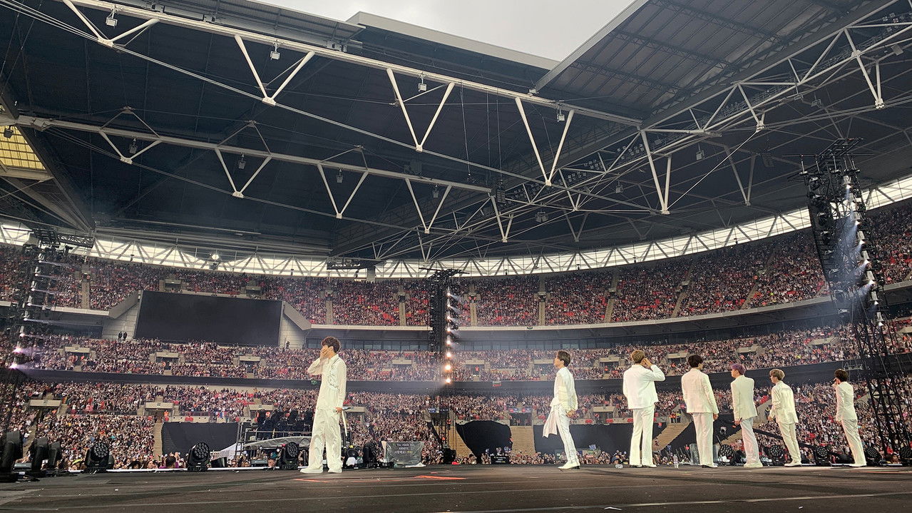 BTS 2019 WORLD TOUR 'LOVE YOURSELF: SPEAK YOURSELF' LONDON Remastered backdrop