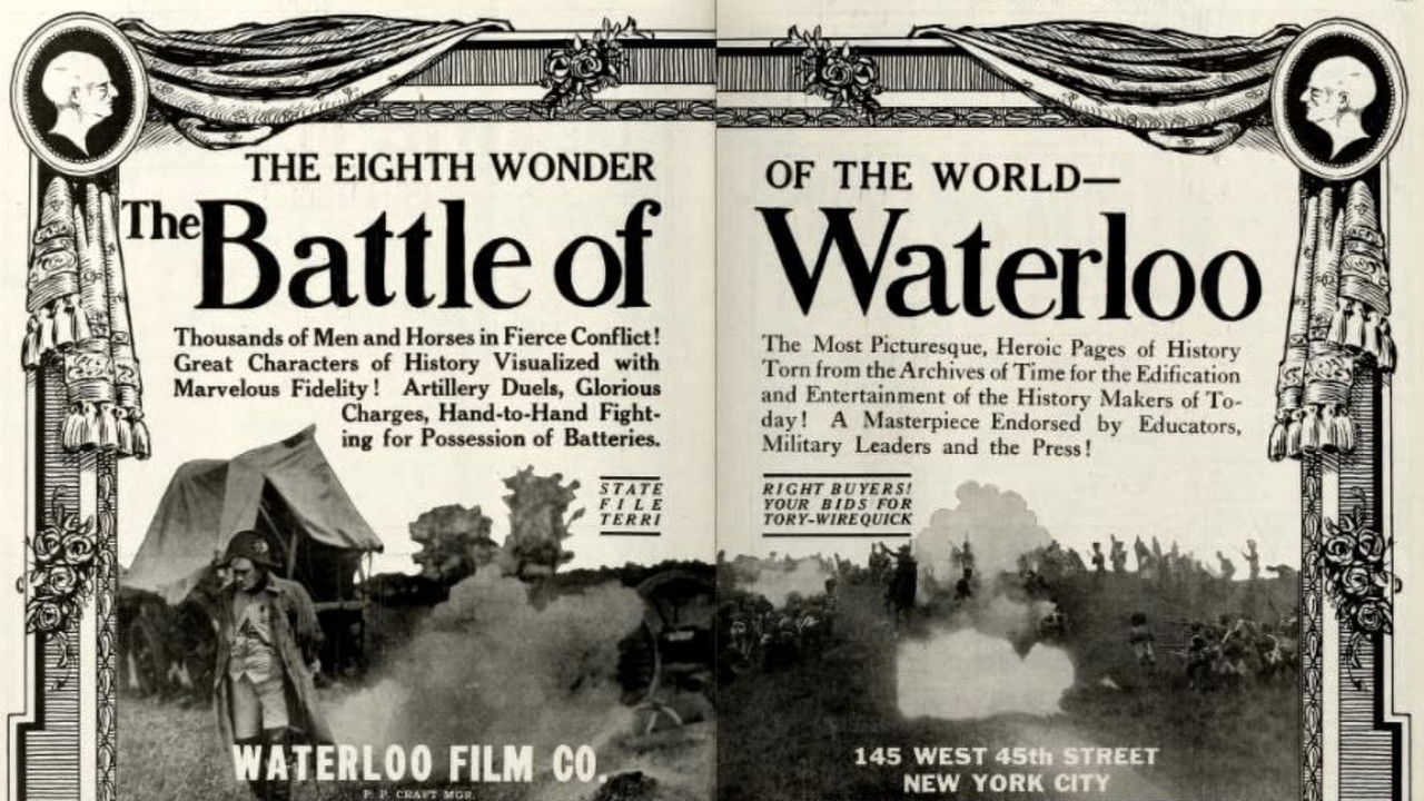 The Battle of Waterloo backdrop