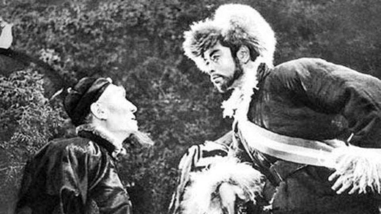 Tracks in the Snowy Forest backdrop