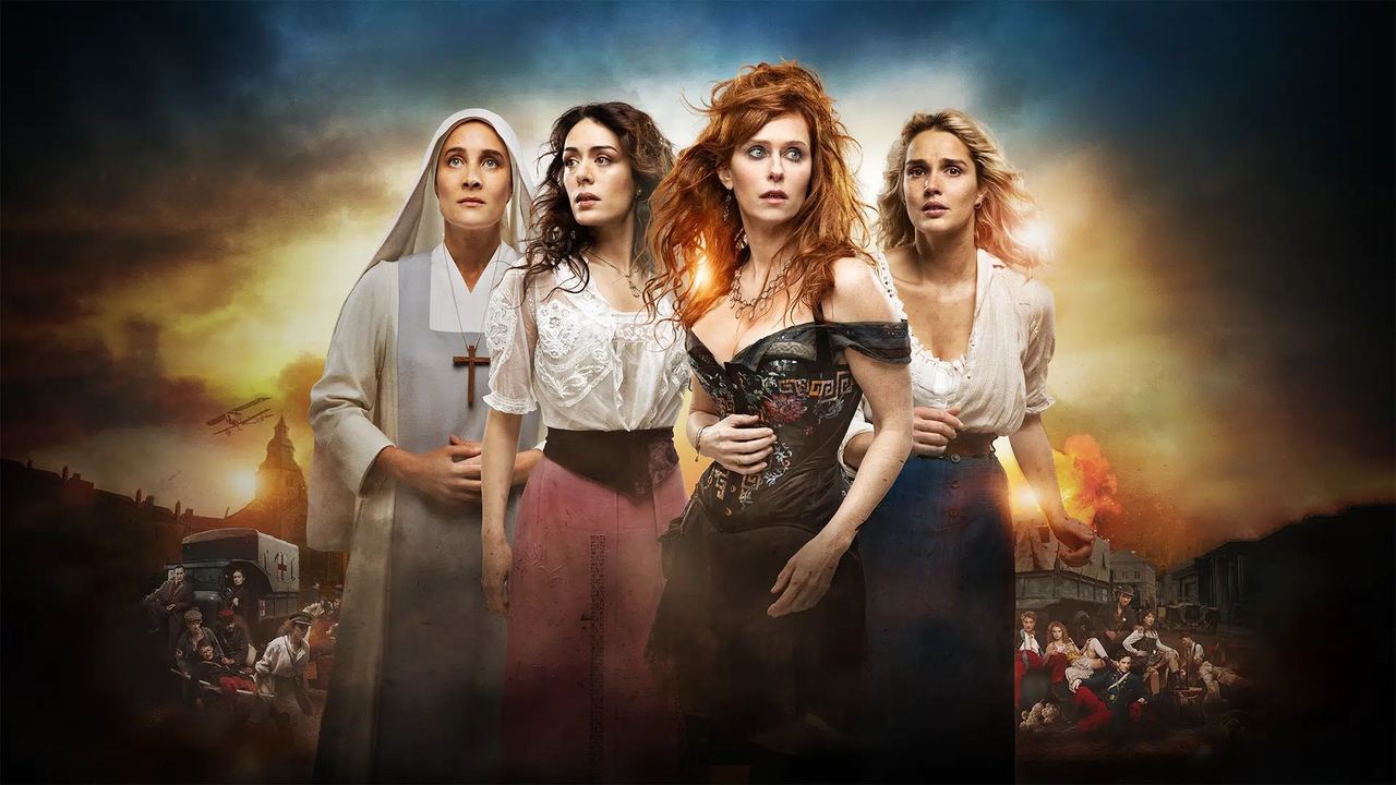 Women at War backdrop