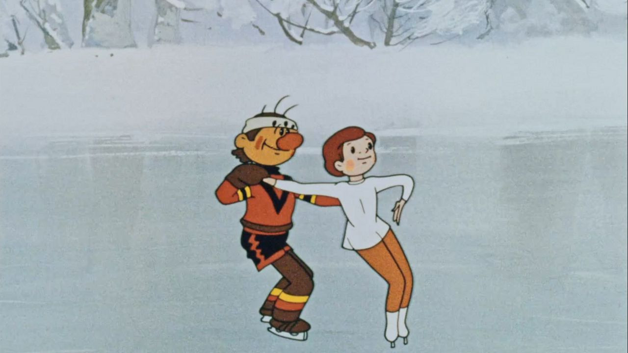 Come to the Skating Rink backdrop