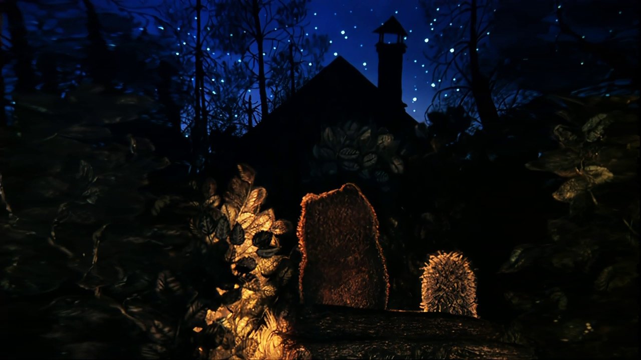 Hedgehog in the Fog backdrop