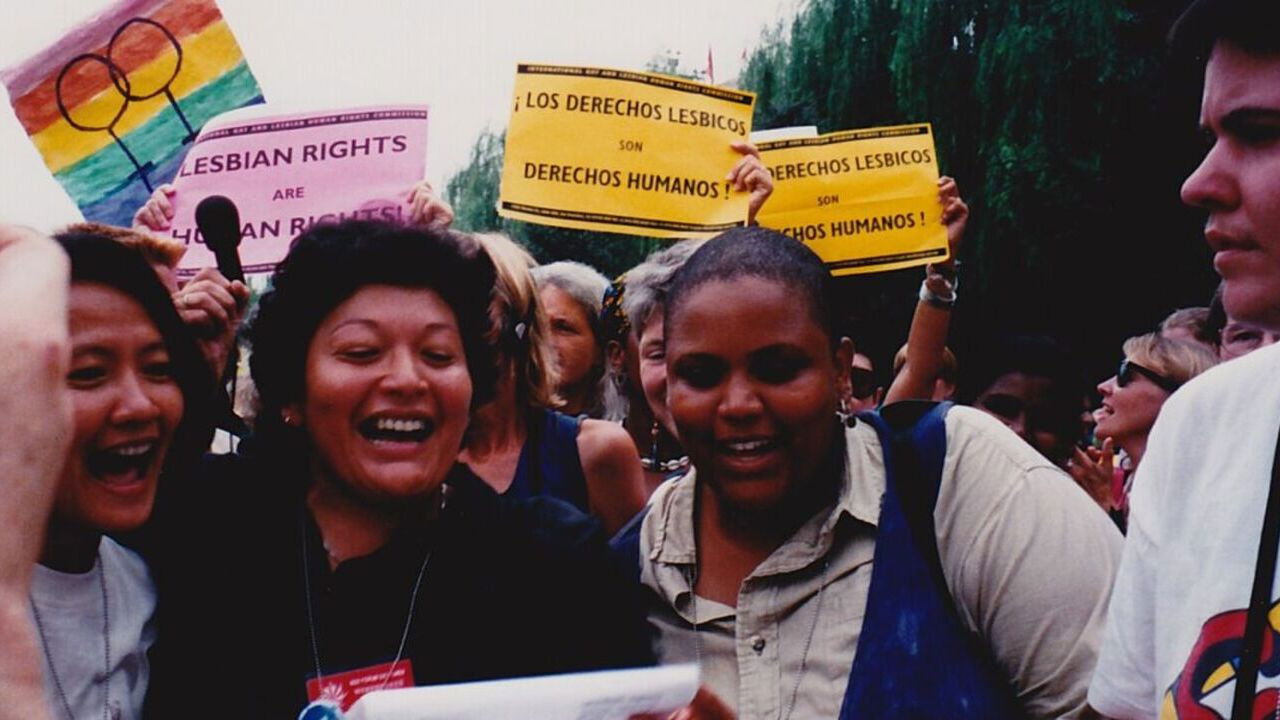 We Are Here backdrop