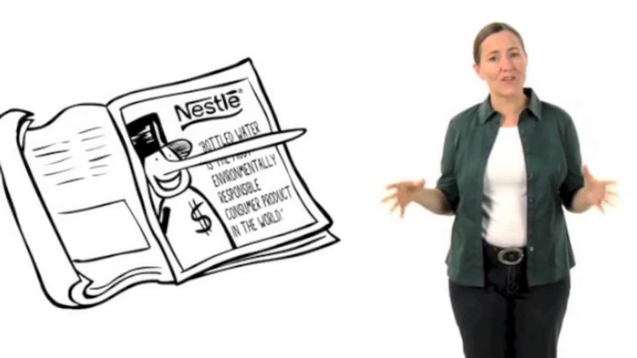 The Story of Bottled Water backdrop