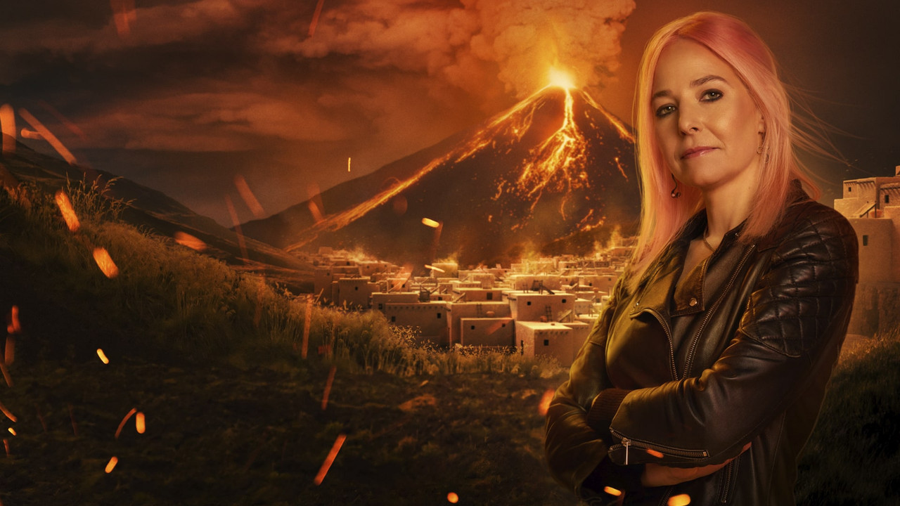 Curse of the Ancients with Alice Roberts backdrop