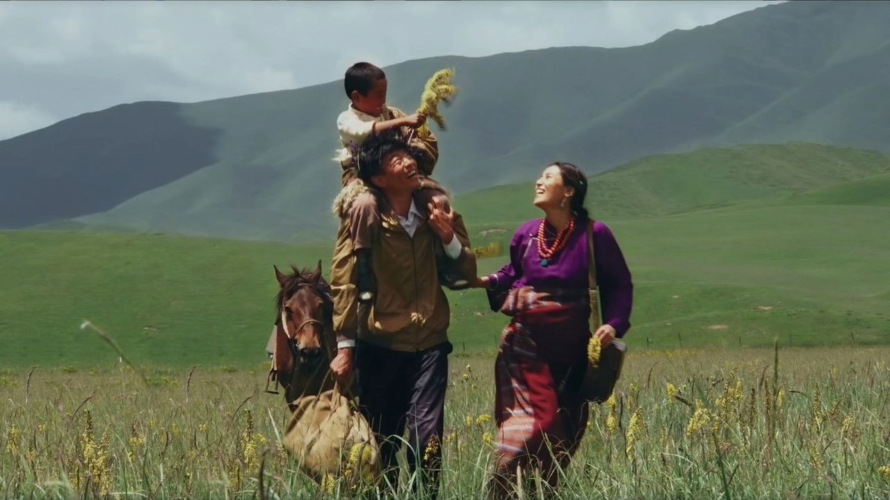 A Blossom of Love in Gannan backdrop