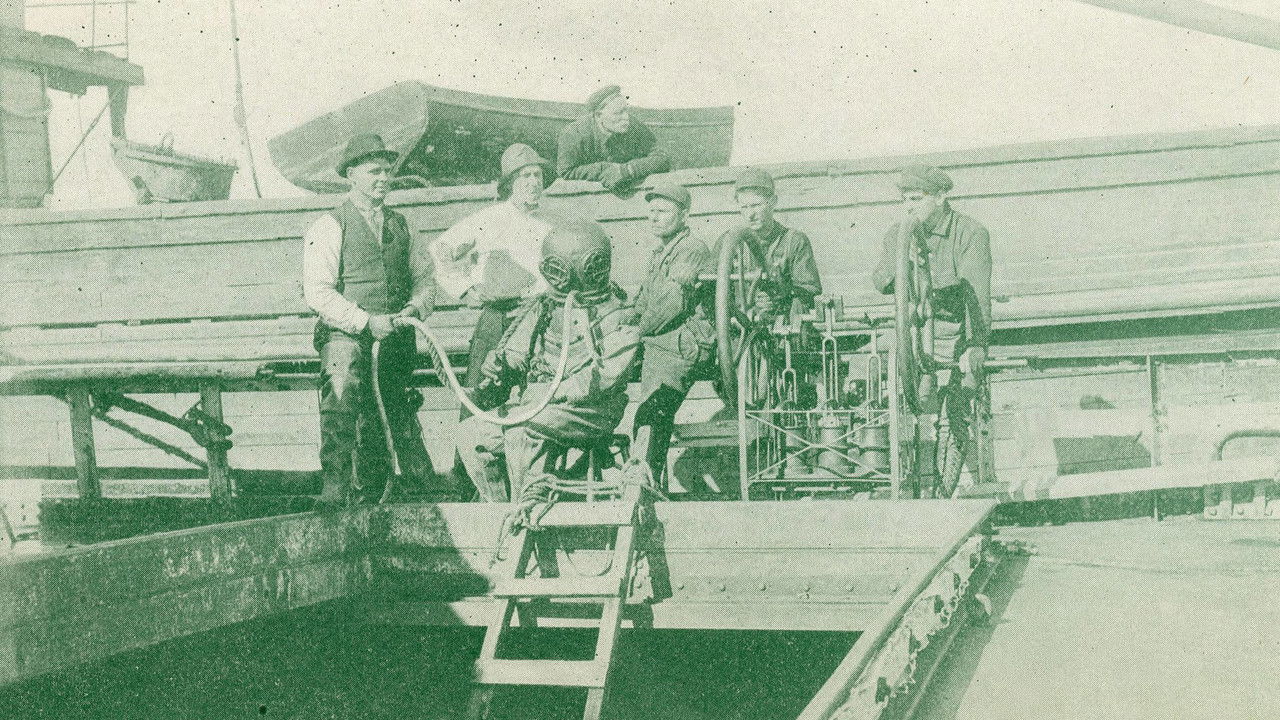 The Wreck of the Vega backdrop