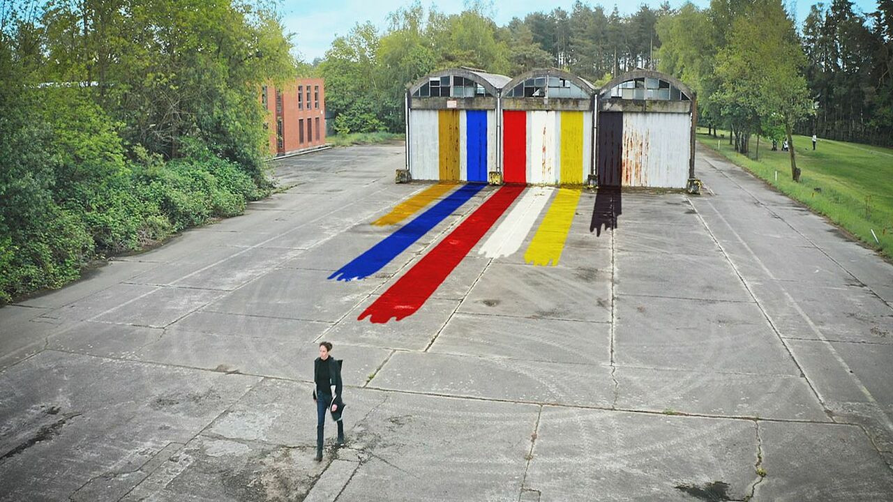 De kleuren van Caspers backdrop