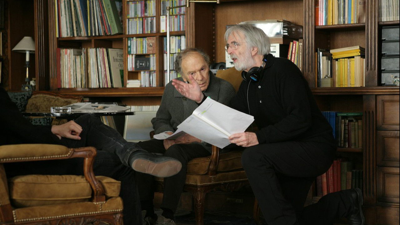 Making of Amour backdrop