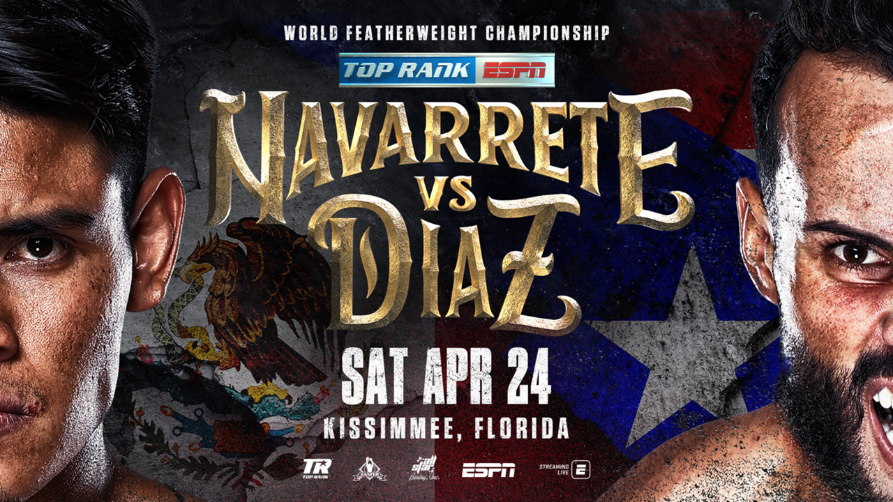 Emanuel Navarrete vs. Christopher Diaz backdrop